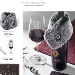 Faux Fur Wine Bottle Wrap
